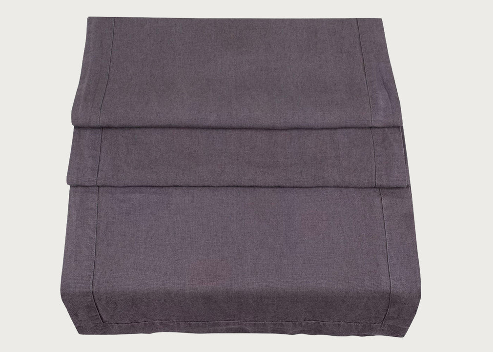 Heal's Linen Runner Slate Linen