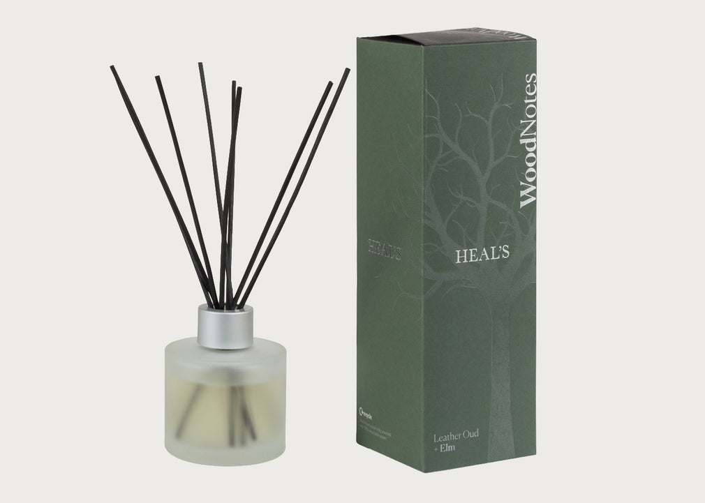 Woodnotes Leather Oud & Elm Natural Reed Diffuser