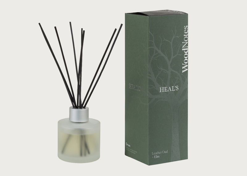 Woodnotes Leather Oud & Elm Natural Reed Diffuser
