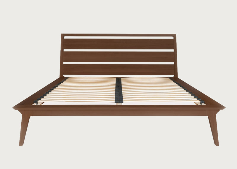 Valentine Bed King / Walnut Stain