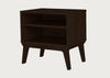 Valentine Bedside Table Black Stain