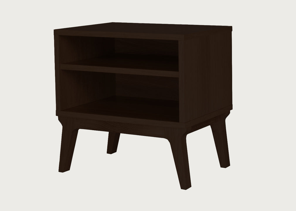 Valentine Bedside Table Black Stain