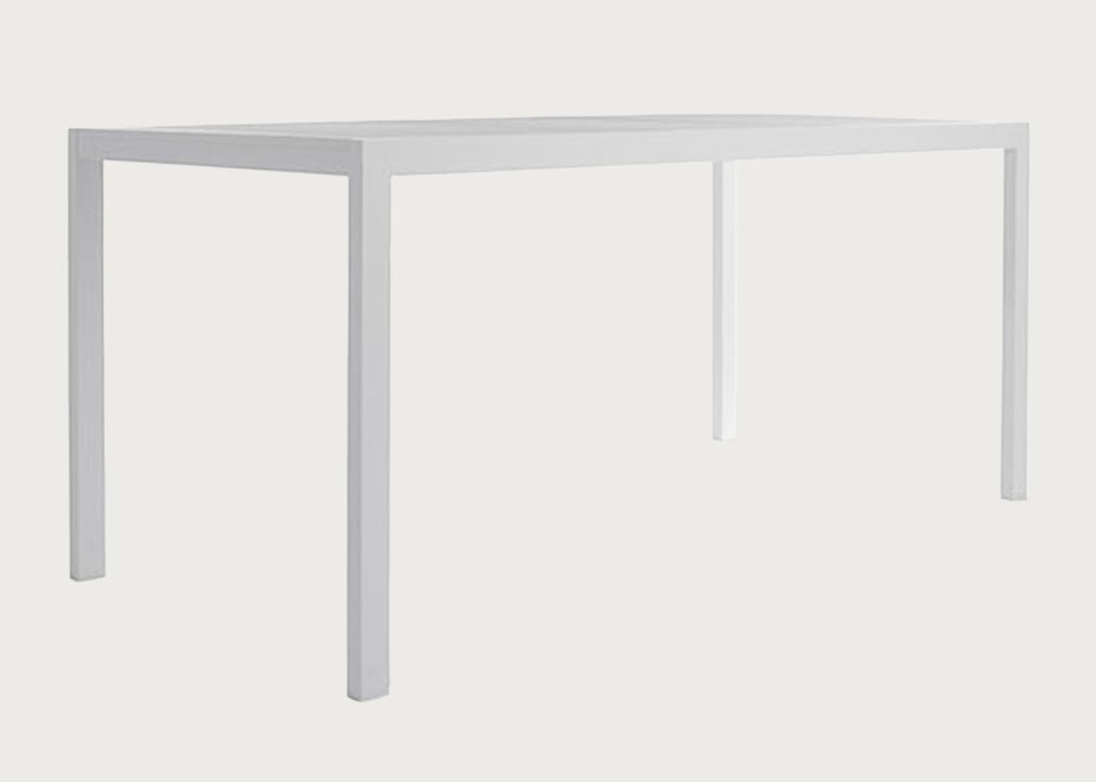 Eos Outdoor Rectangular Dining Table White