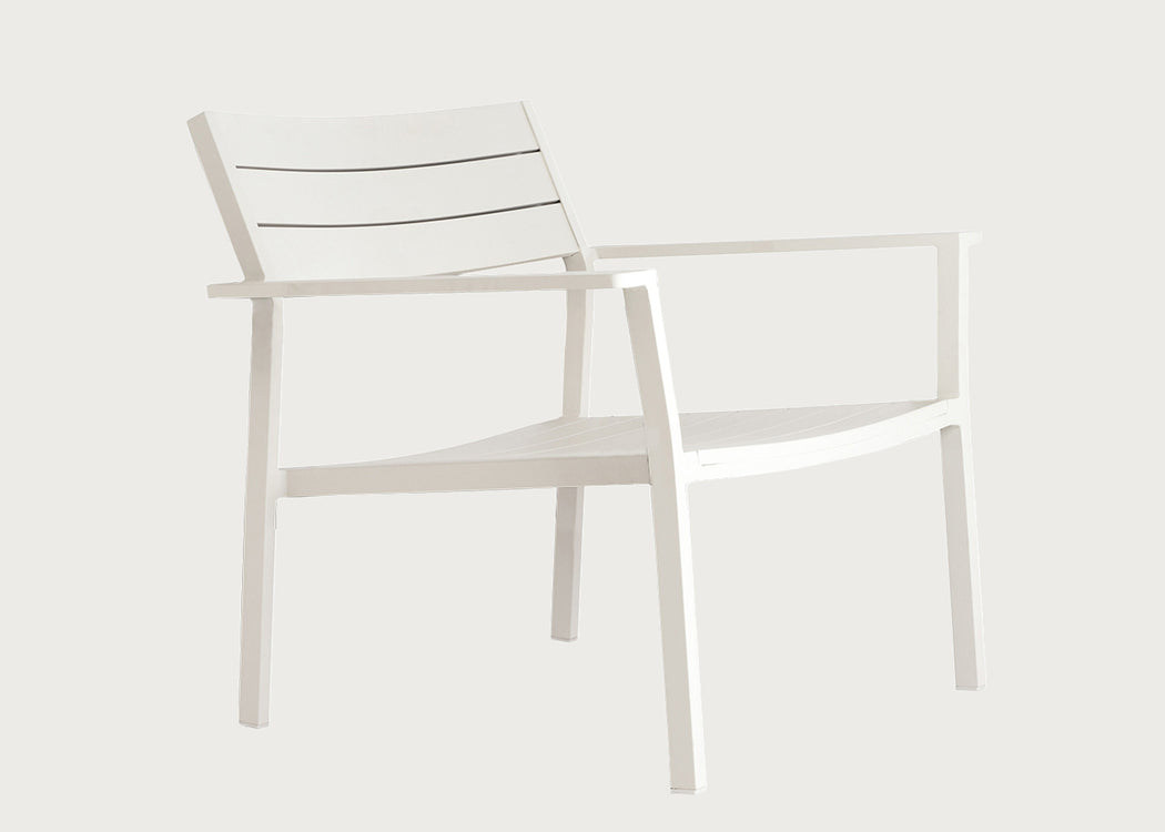 Eos Outdoor Lounge Chair White
