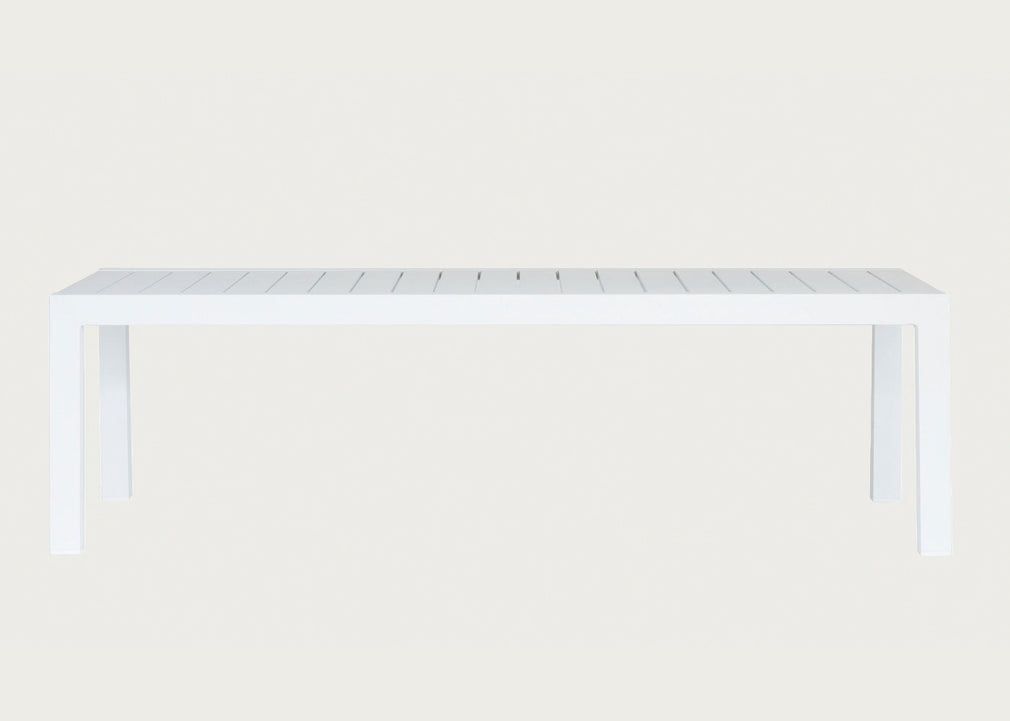 Eos Outdoor Bench White