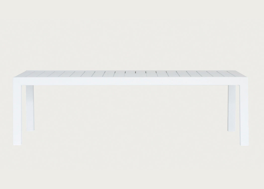 Eos Outdoor Bench White