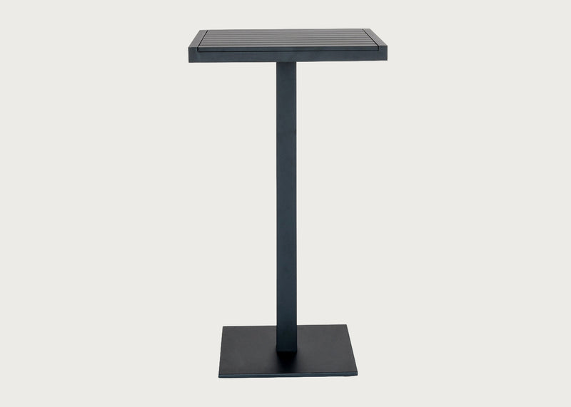 Eos Outdoor Square Bar Table Black