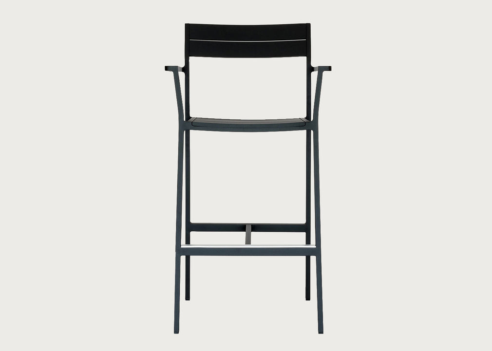 Eos Outdoor Bar Stool Black