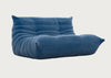 Togo Small Settee Alcantara Bohemian Blue