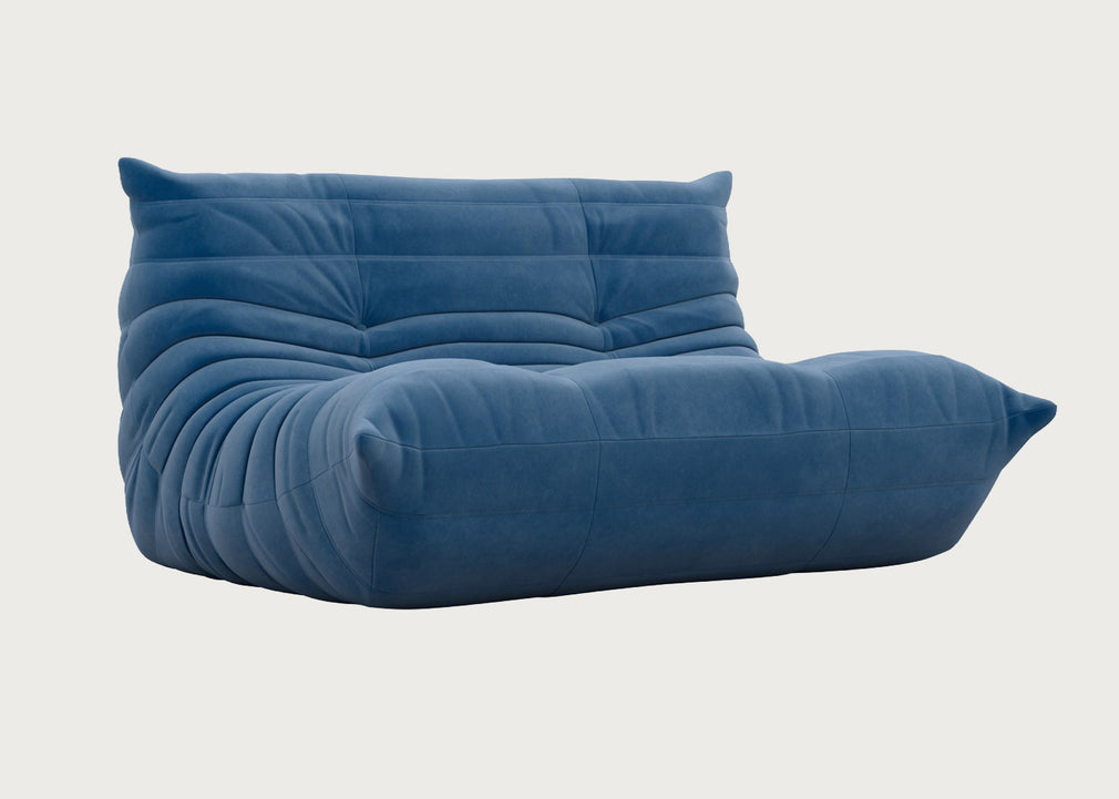 Togo Small Settee Alcantara Bohemian Blue