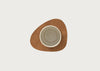 Curve Coaster Natural Leather
