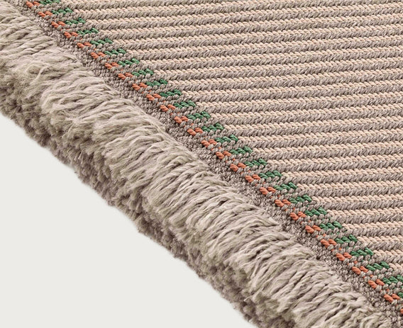 Garden Layers Rug Diagonal Almond Ivory