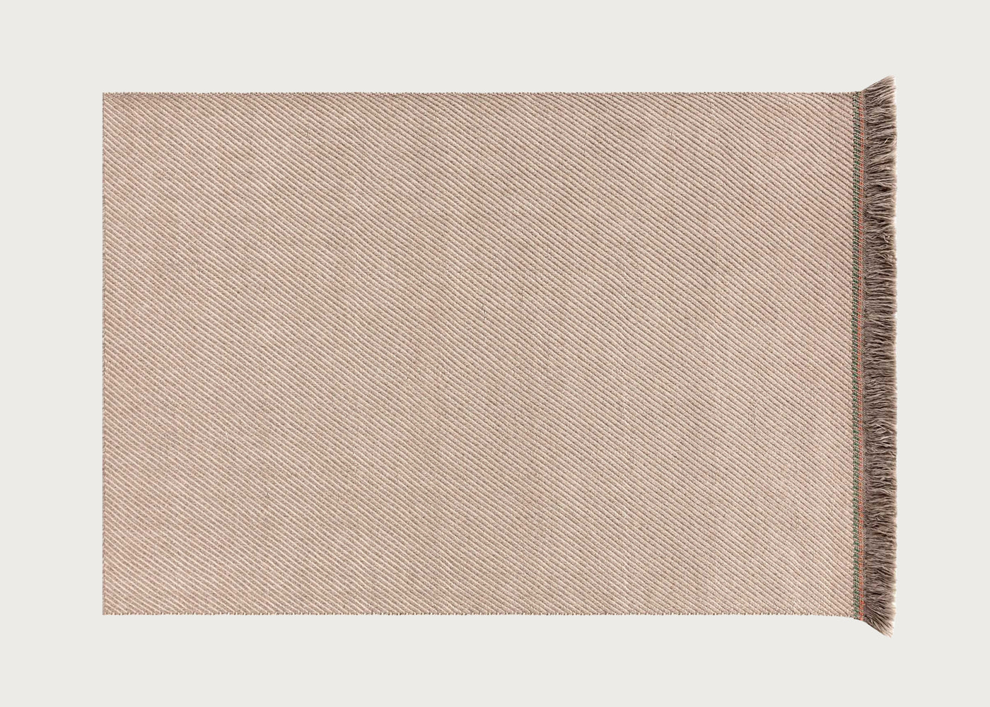 Garden Layers Rug Diagonal Almond