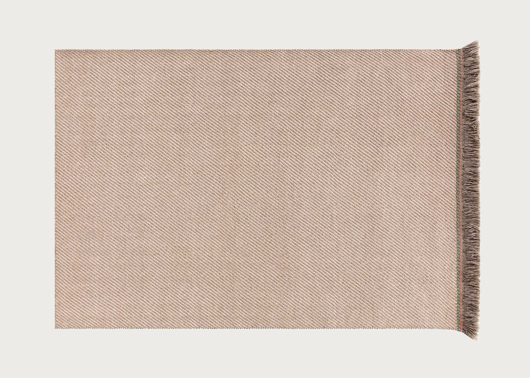 Garden Layers Rug Diagonal Almond Ivory