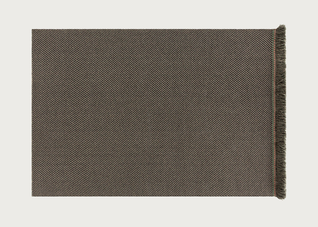 Garden Layers Rug Diagonal Aloe Grey