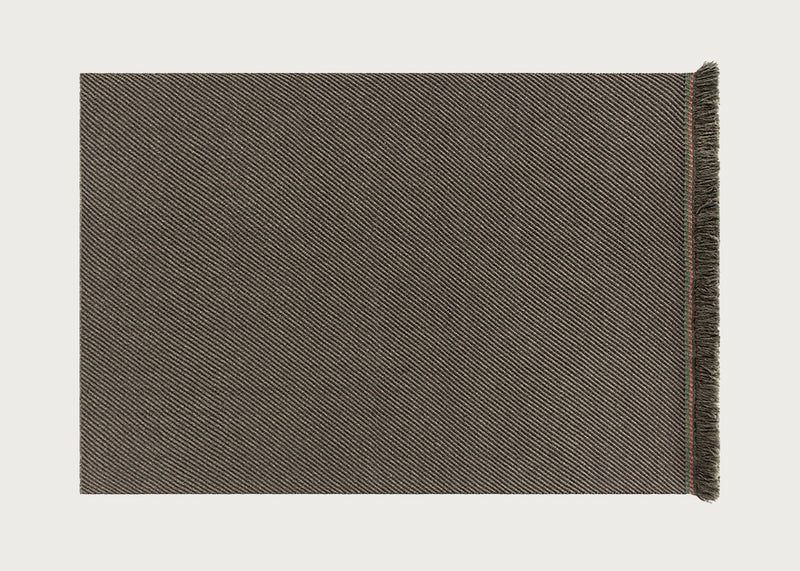 Garden Layers Rug Diagonal Aloe Grey