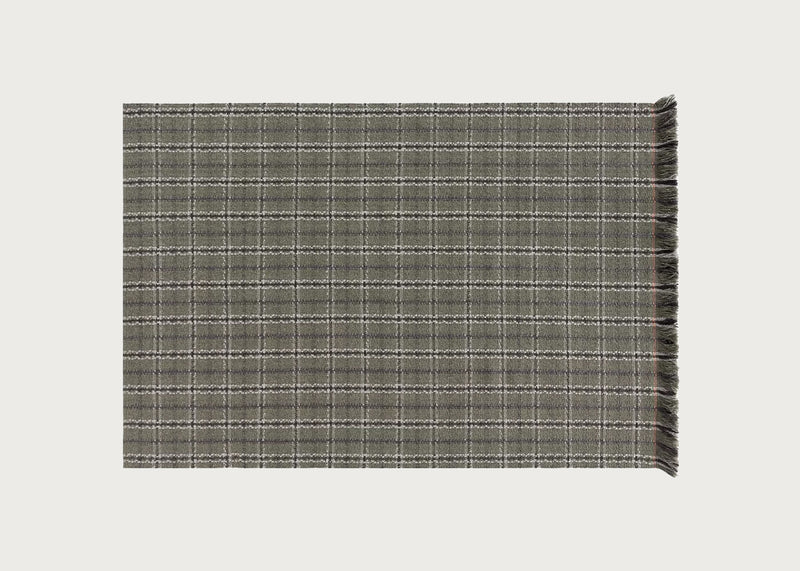 Garden Layers Rug Tartan Green