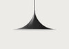 Semi Pendant Light Matt Black / Large