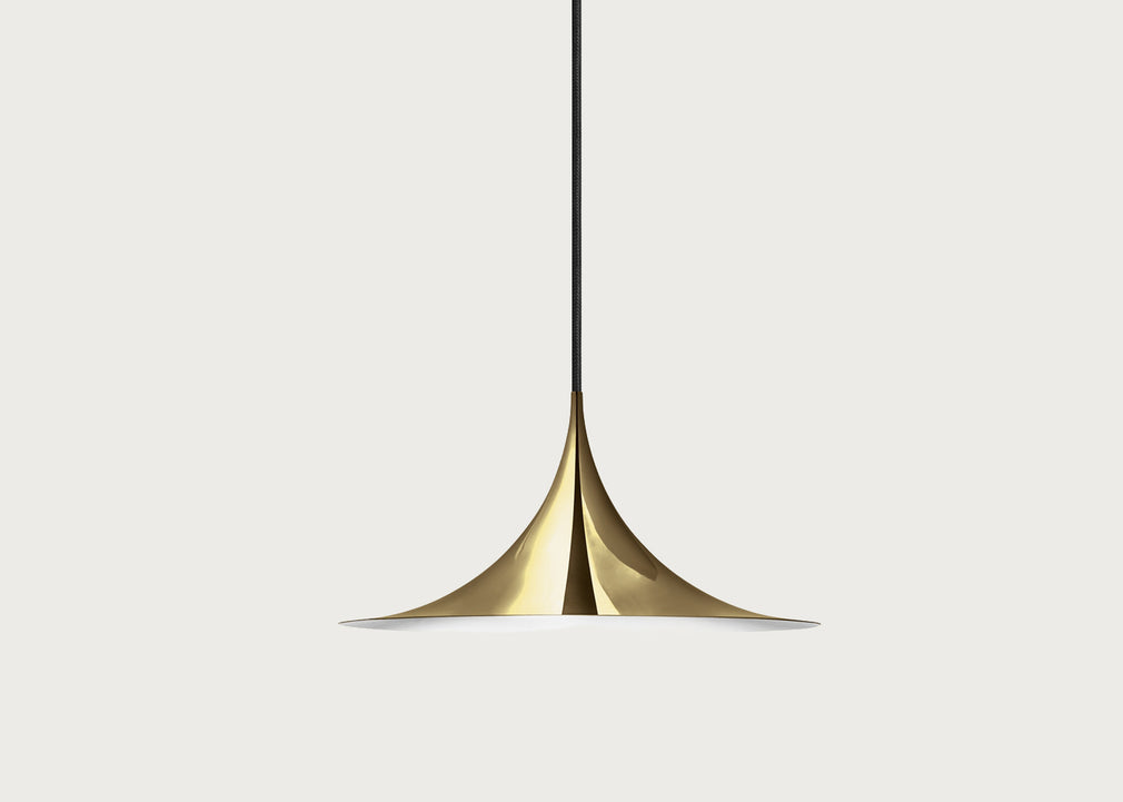 Semi Pendant Light Brass / Small