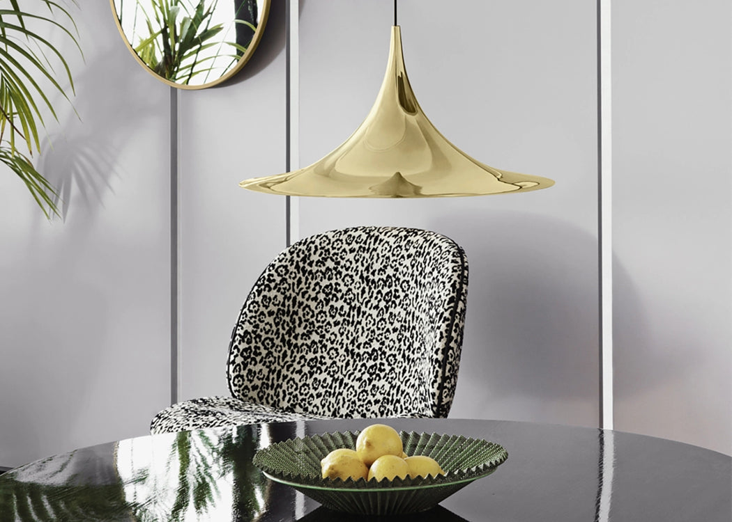 Semi Pendant Light Brass / Small