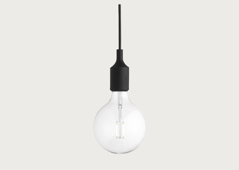 E27 Pendant Light Black