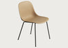 Fiber Side Chair Tube Base Ochre And Black