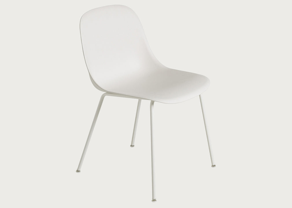 Fiber Side Chair Tube Base White