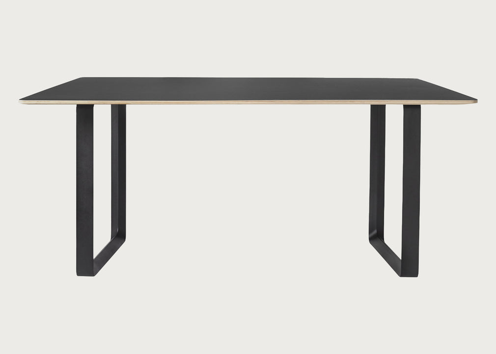70/70 Table Black / 170 x 85cm / Black