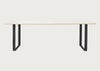 70/70 Table White / 225 x 90cm / Black