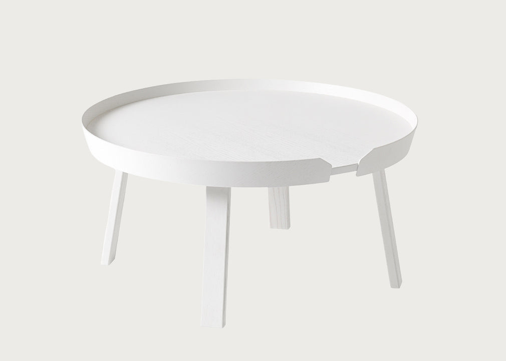 Around Coffee Table Large White