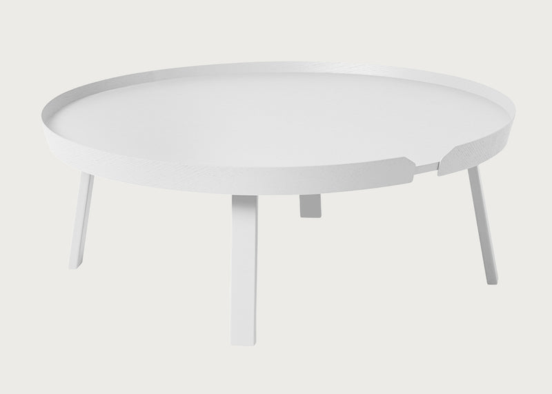 Around Coffee Table Extra Large White