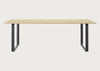 70/70 Table Oak / 225 x 90cm / Black