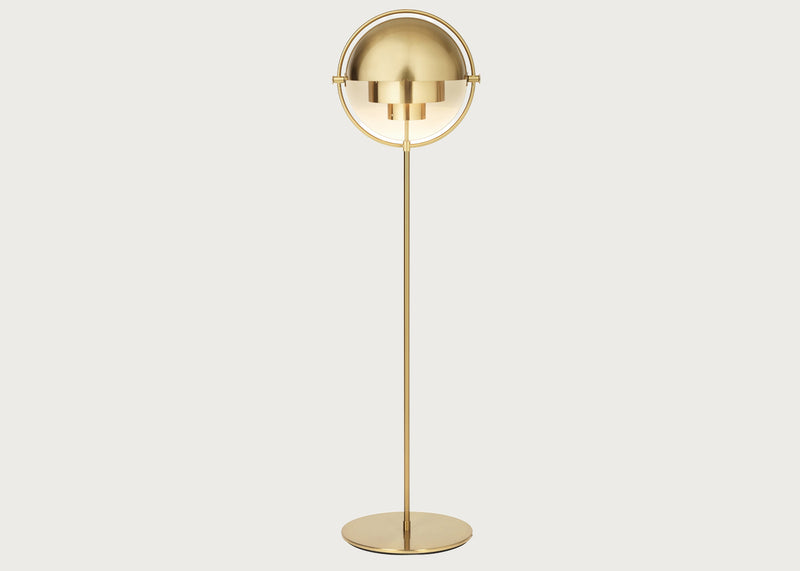 Multi Lite Floor Lamp Brass Base Brass