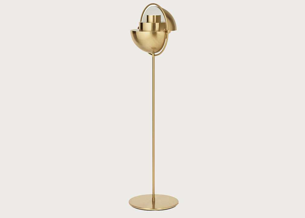 Multi Lite Floor Lamp Brass Base Brass
