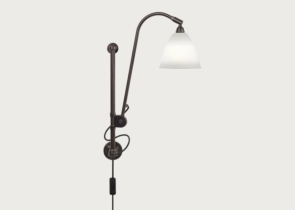 Bestlite BL5 Wall Lamp Black Brass Bone China