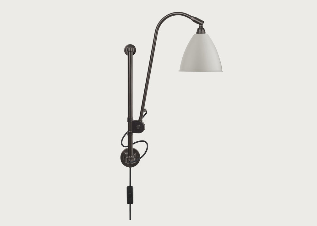 Bestlite BL5 Wall Lamp Black Brass Classic White