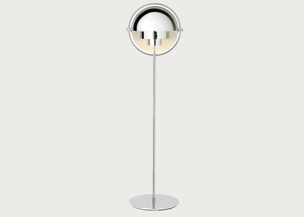 Multi Lite Floor Lamp Chrome Base Chrome