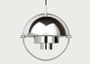 Multi-Lite Pendant Light Chrome Frame Chrome
