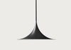 Semi Pendant Light Matt Black / Small