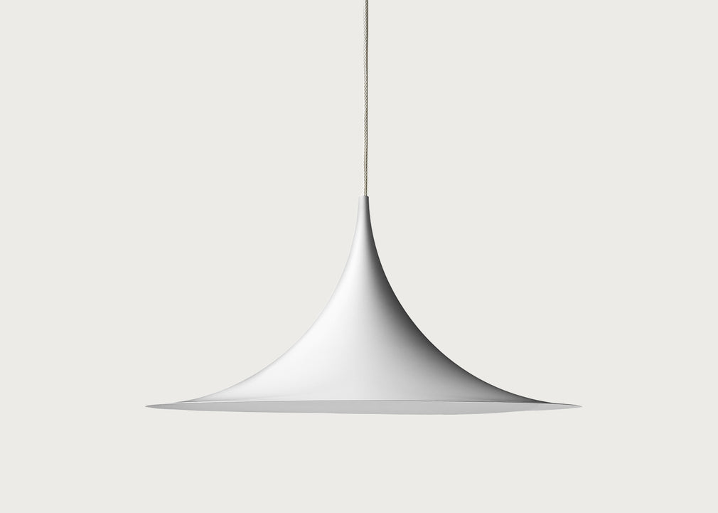 Semi Pendant Light Matt White / Small