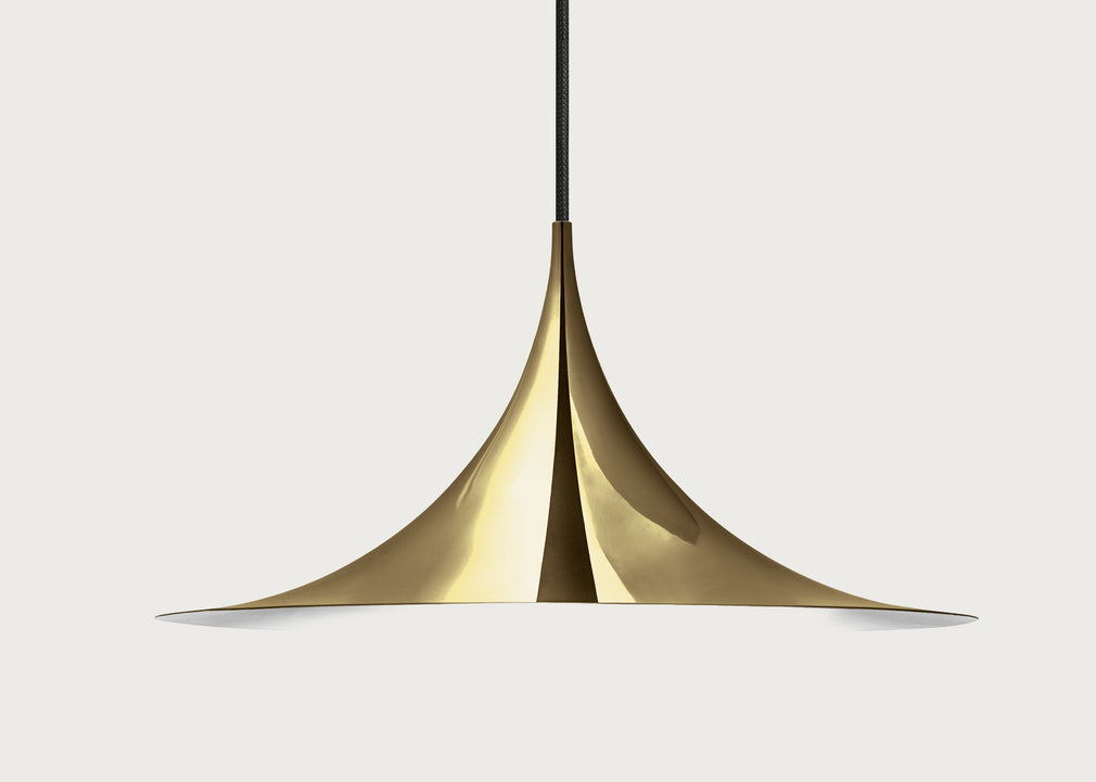 Semi Pendant Light Brass / Medium