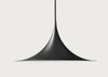 Semi Pendant Light Matt Black / Medium