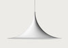 Semi Pendant Light Matt White / Medium