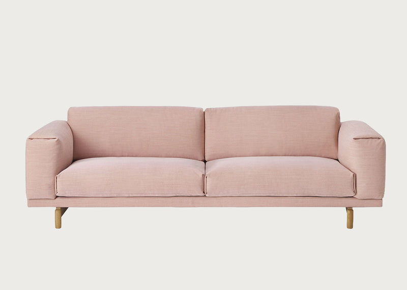 Rest 3 Seater Sofa Kvadrat Steelcut Trio 515