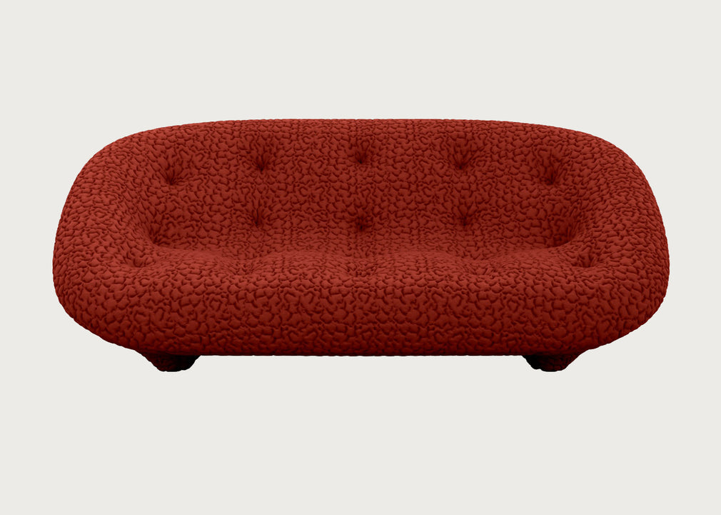 Ploum Medium Settee High Back Moby Flame