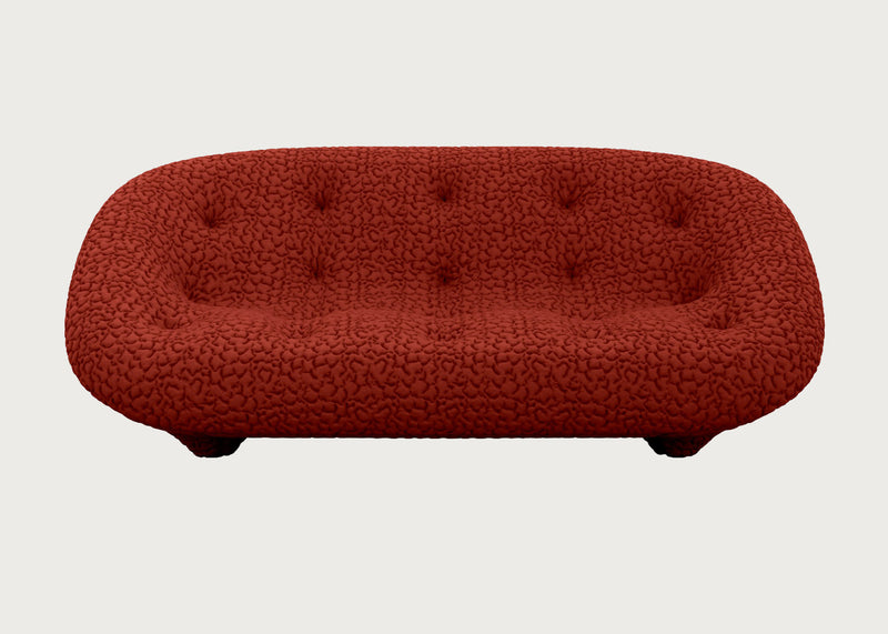 Ploum Medium Settee High Back Moby Flame