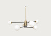 Balance Multi Arm Chandelier Black