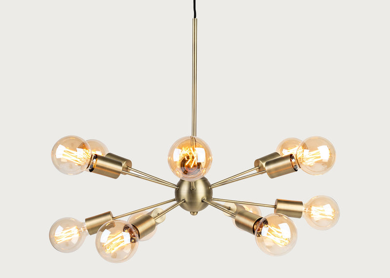 Mega Junction Chandelier 12 Arm Chandelier Antique Brass
