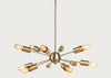 Mega Junction Chandelier 12 Arm Chandelier Antique Brass