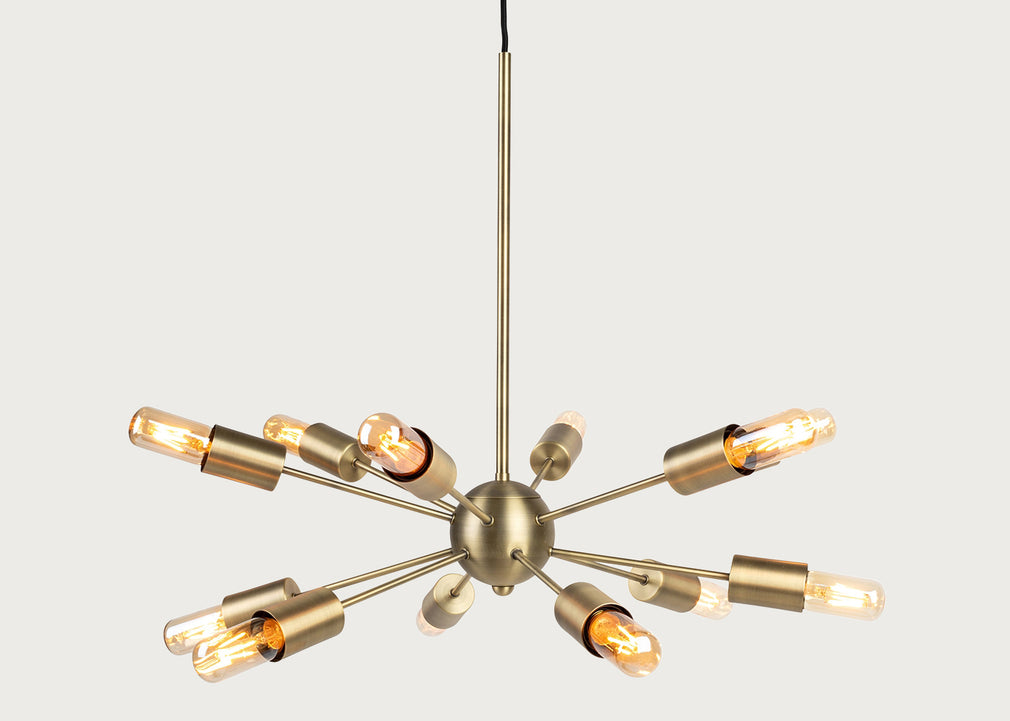 Mega Junction Chandelier 12 Arm Chandelier Antique Brass